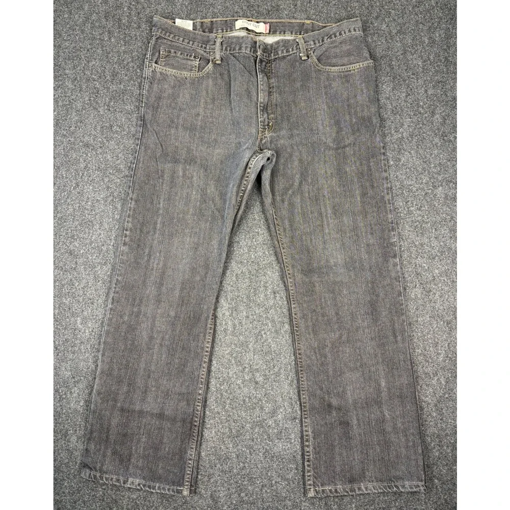 Levis 527 Boot Cut Jeans Mens 40x30 (38x29.5) Faded Black Gray Denim 100% Cotton